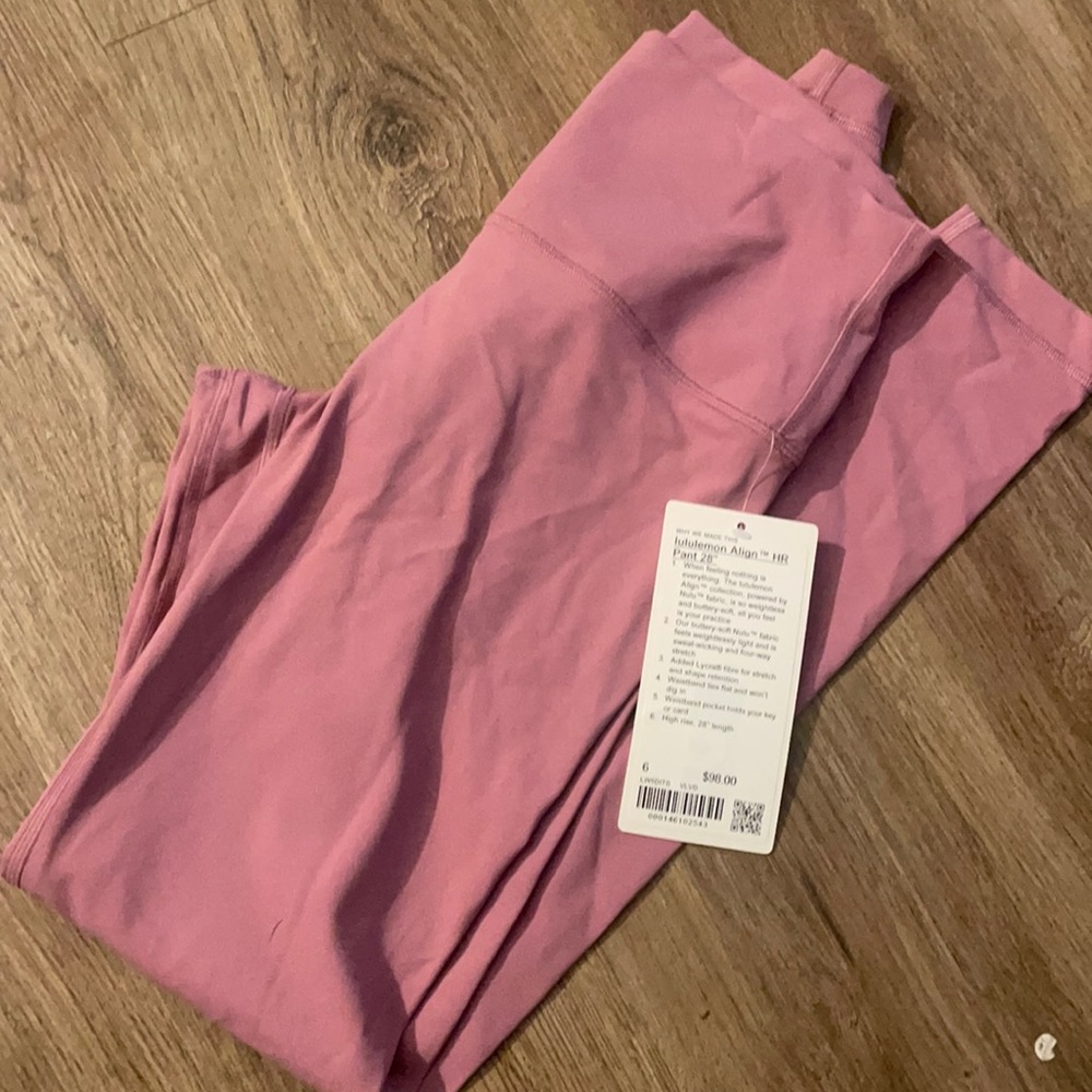 lululemon align hr pant 28”